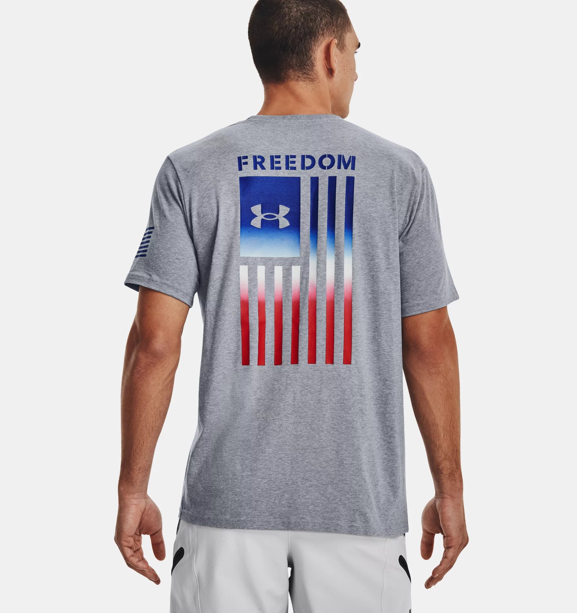 Under Armour UA Freedom Flag Gradient T-Shirt 1377056 - Newest Arrivals